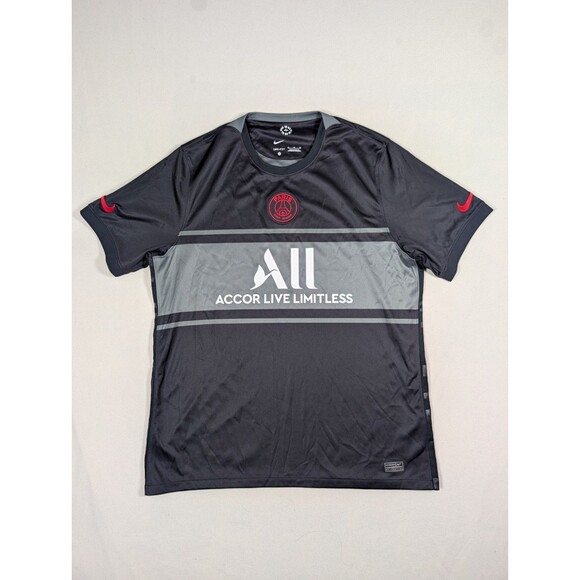Nike Paris Saint-Germain PSG Men's XL Soccer Football Jersey 2021 Third Kit 3rd - Picture 2 of 9